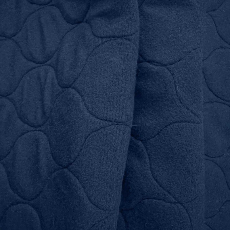 Quilted Cotton Fabric Navy 5