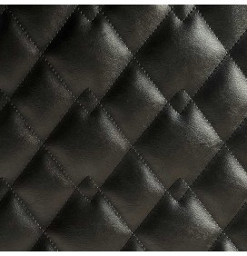 Quilted Fabric Leatherette Double Diamond Design - EU Fabrics