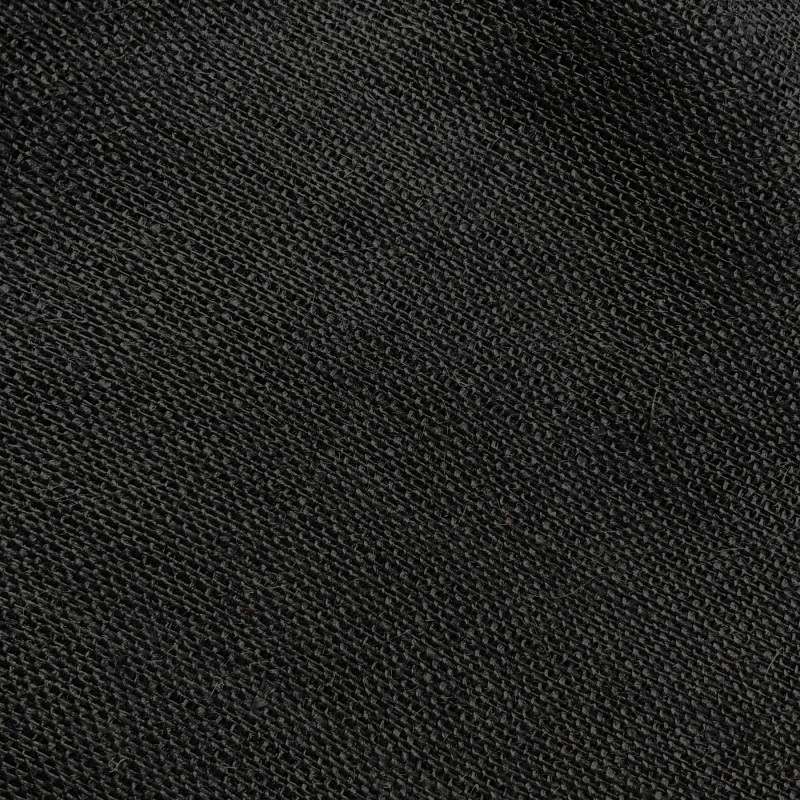 Hessian Fabric Coloured Black 1