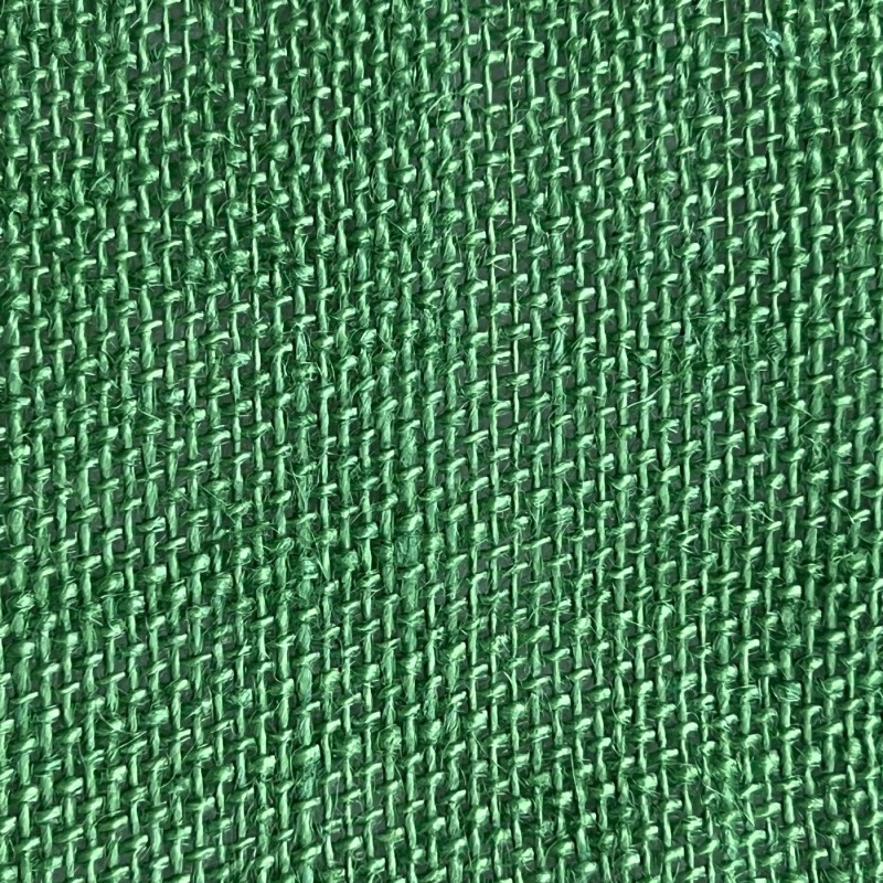 Hessian Fabric Coloured Green 1