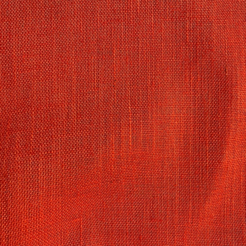 Hessian Fabric Coloured Orange 4