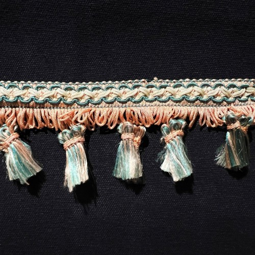 5cm Curtain Tassle Green an d Pink 7116