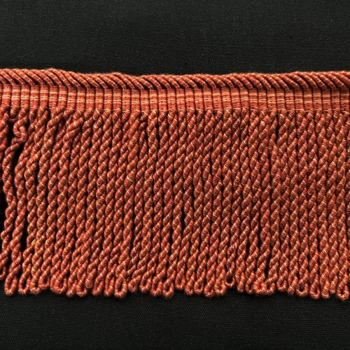 Chenille Curtain Fringe 12cm ()  Salmon