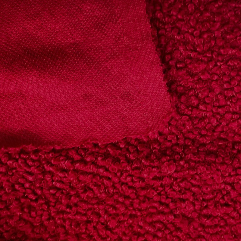 Supersoft Sherpa Like Fleece Red 2