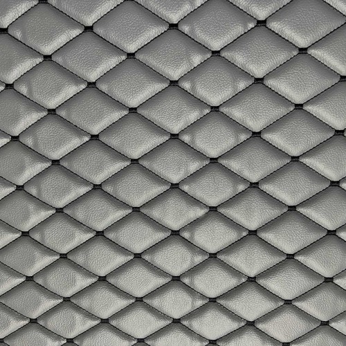 Diamond Stitch Quilted Vinyl Fabric 10mm