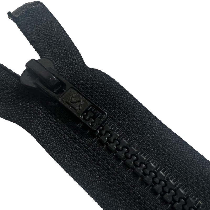 Black Plastic Zip (33cm-13")1