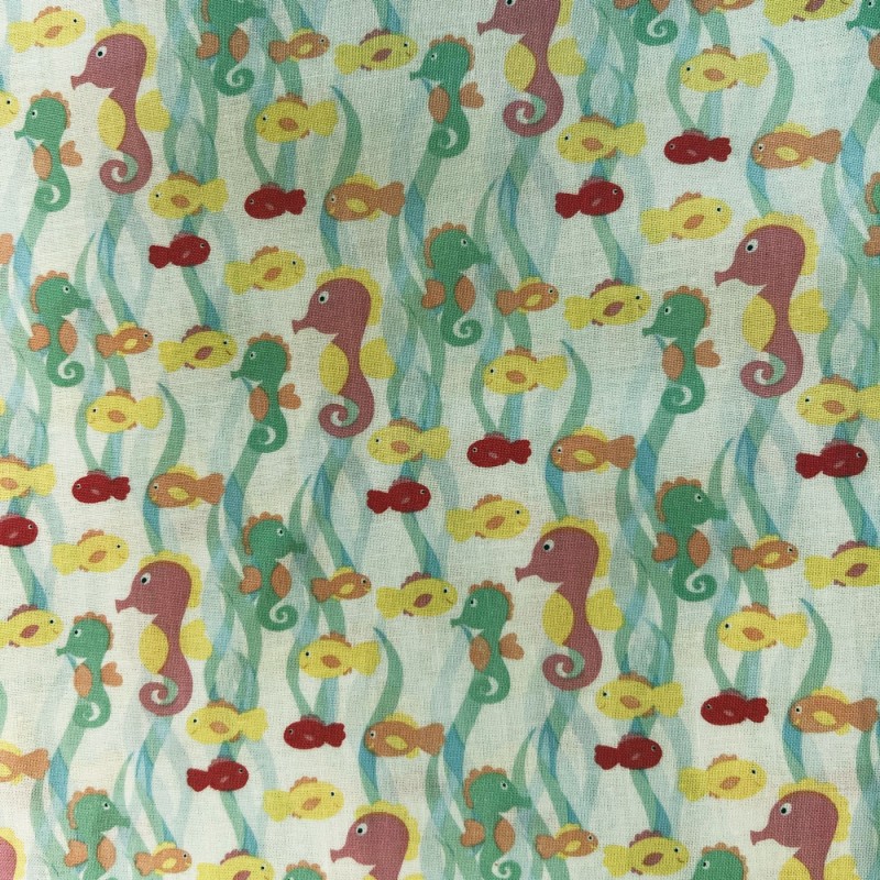 100% Cotton Little Fishes 2