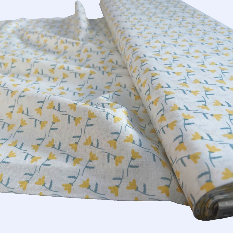 100% Cotton Daffodil 1