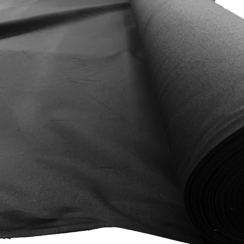 Fire Retardant Polycotton Sheeting Fabric Black 1