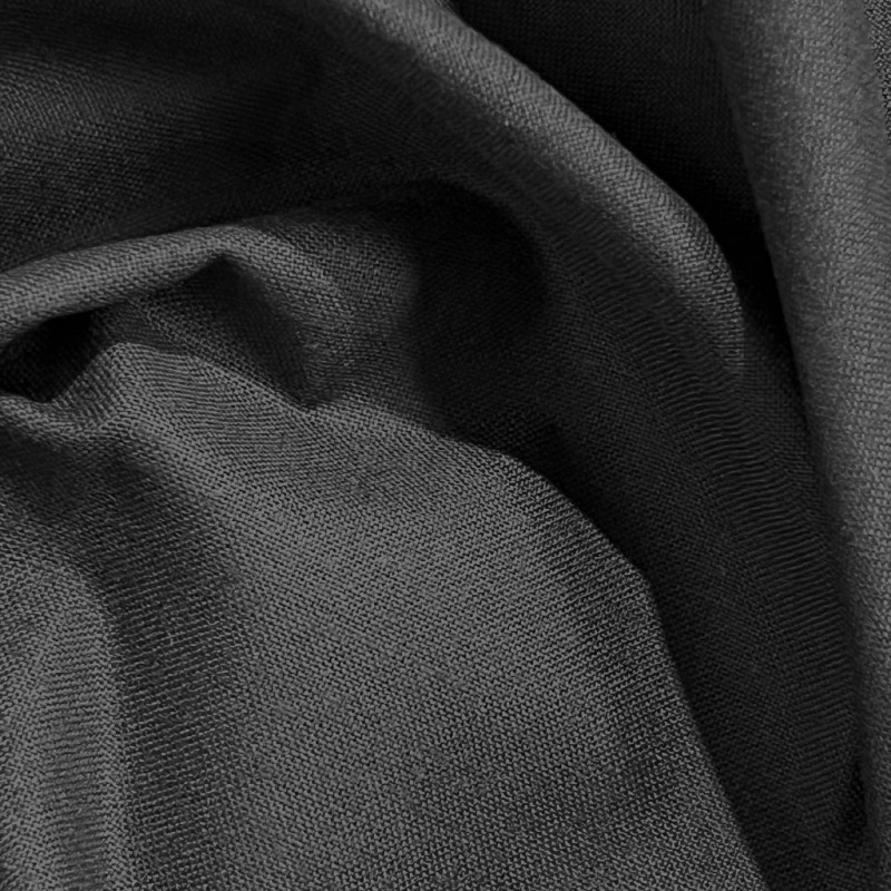 Fire Retardant Polycotton Sheeting Fabric Black 4