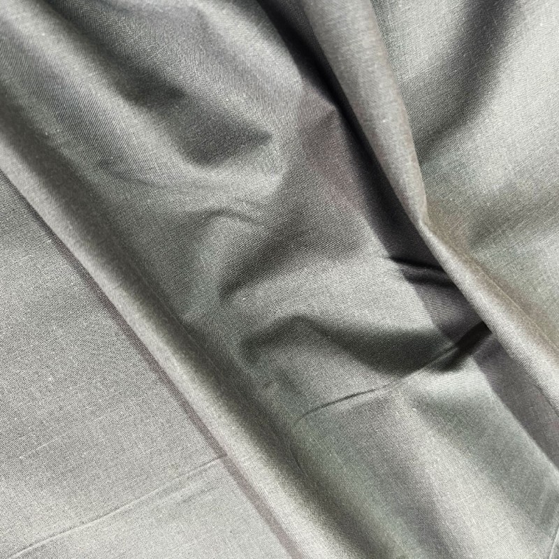 Fire Retardant Polycotton Sheeting Fabric Grey2