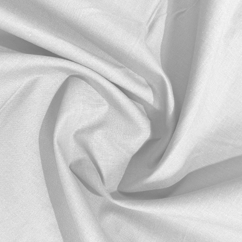 Fire Retardant Polycotton Sheeting Fabric White4