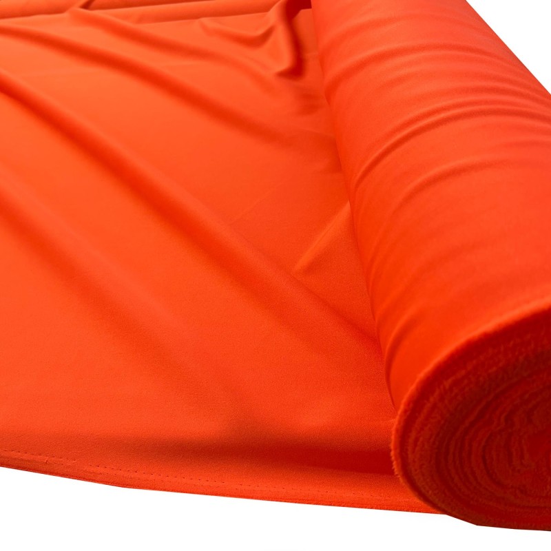 Neoprene Scuba Fabric Orange 1