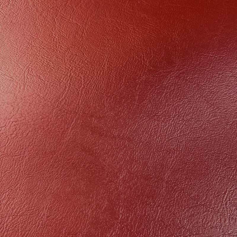 Jaguar Grain Leatherette Fabric Old Red2