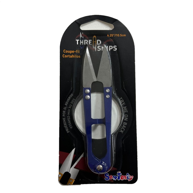 Thread Snips 4.25"/10.5cm Blue