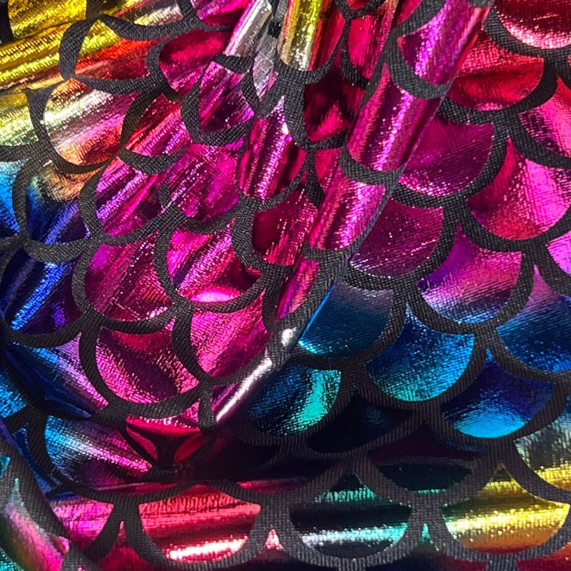 Rainbow Fishscale Foil Small 5