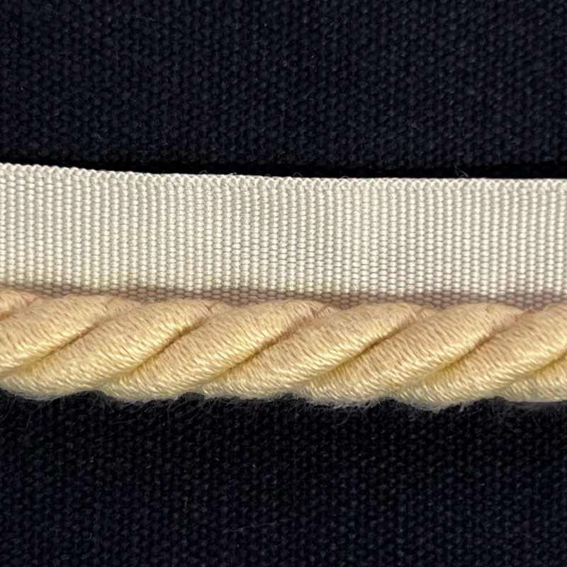 Curtain Tieback Rope (stitch-able) Cream 2