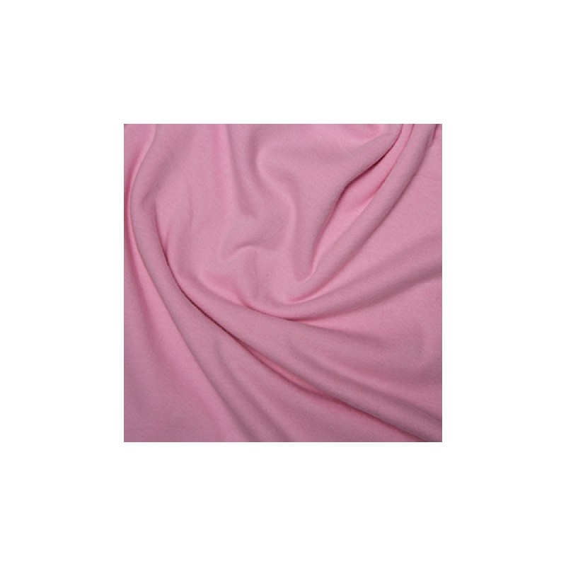 100% Cotton Interlock Jersey Pink