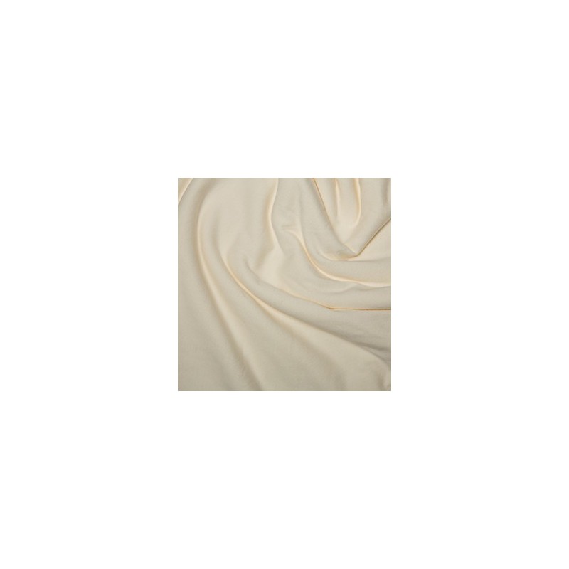 100% Cotton Interlock Jersey Ivory