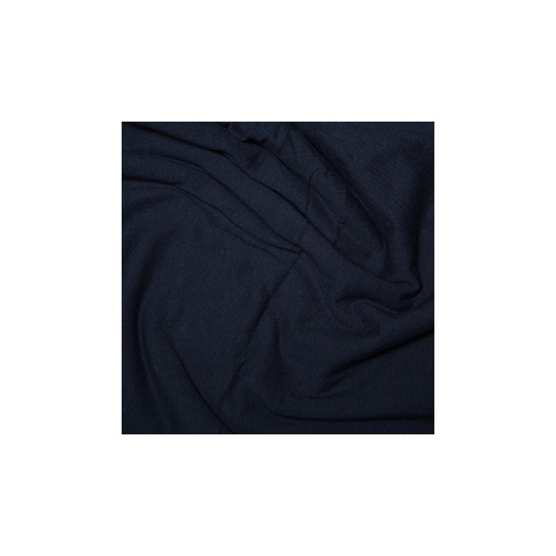 100% Cotton Interlock Jersey Navy