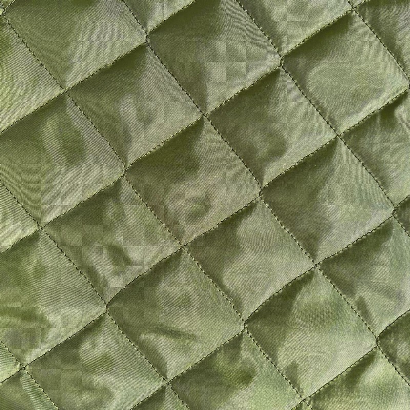 Quilted Fabric Lining 2 Inch Box Olive3