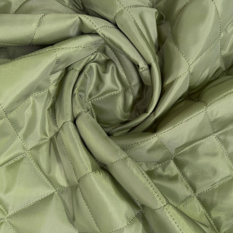 Quilted Fabric Lining 2 Inch Box Olive4