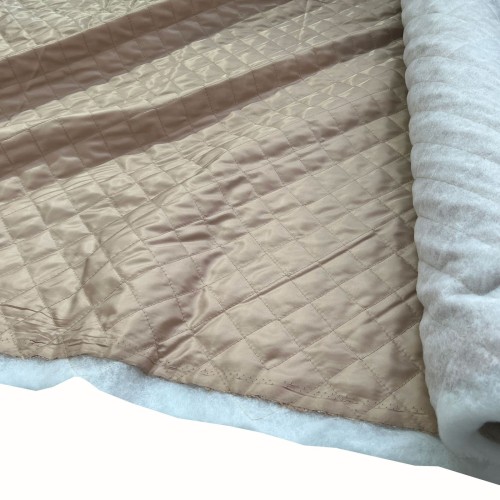 Quilted Fabric Lining Diamond Design