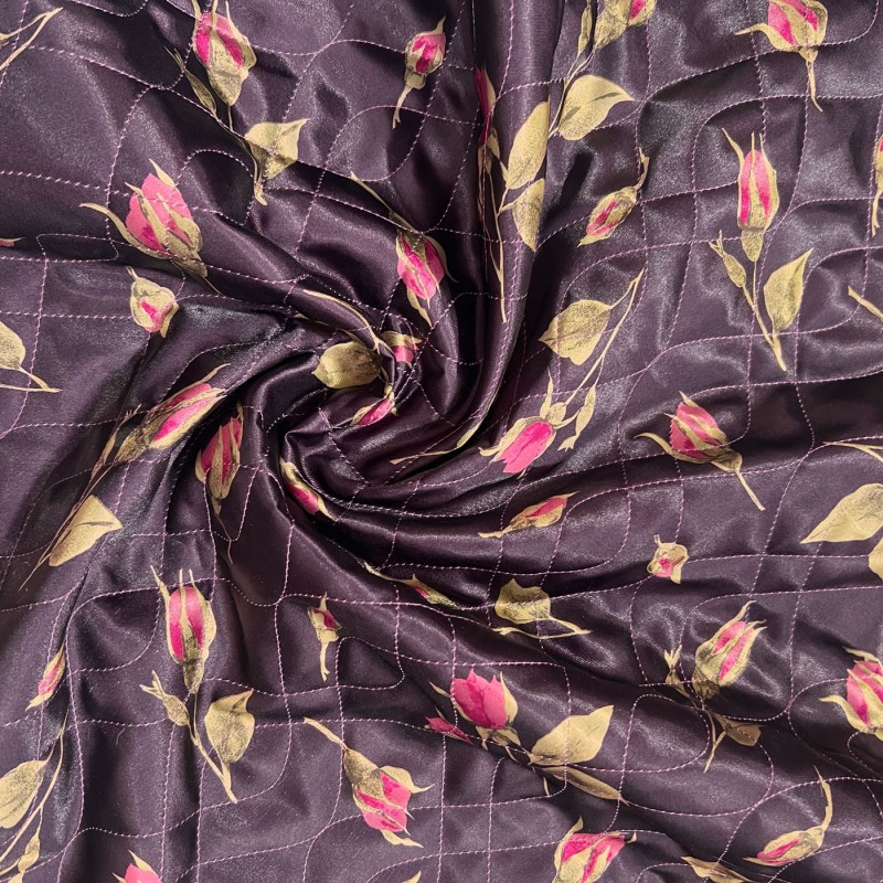 Waterproof Quilted Fur Rose5