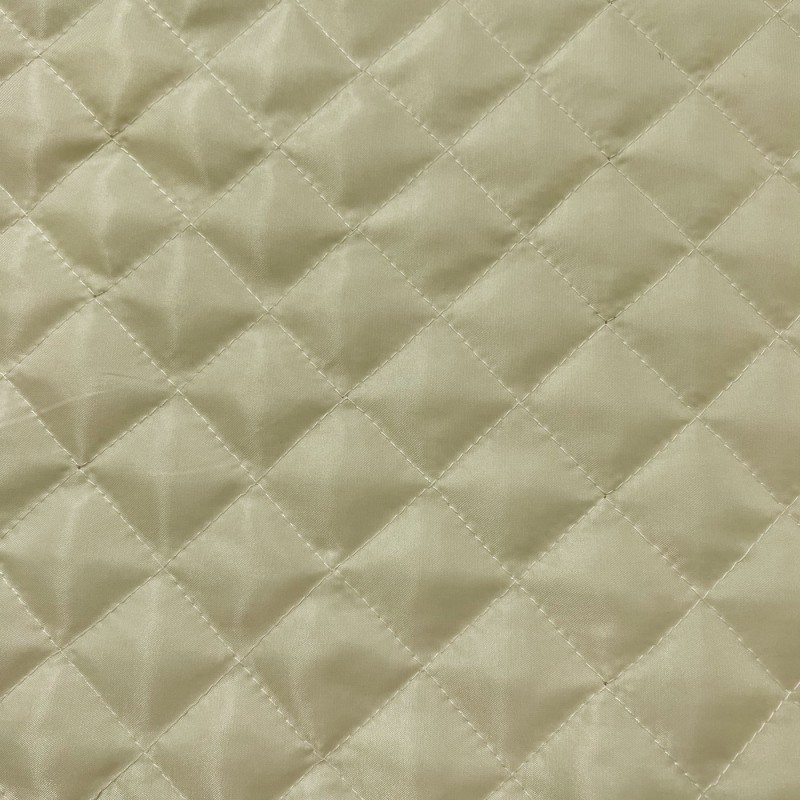 Quilted Fabric Lining Small Box Design 1.5" Dark Ivory4