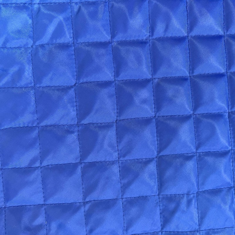 Quilted Fabric Lining Small Box Design 1.5" Royal3