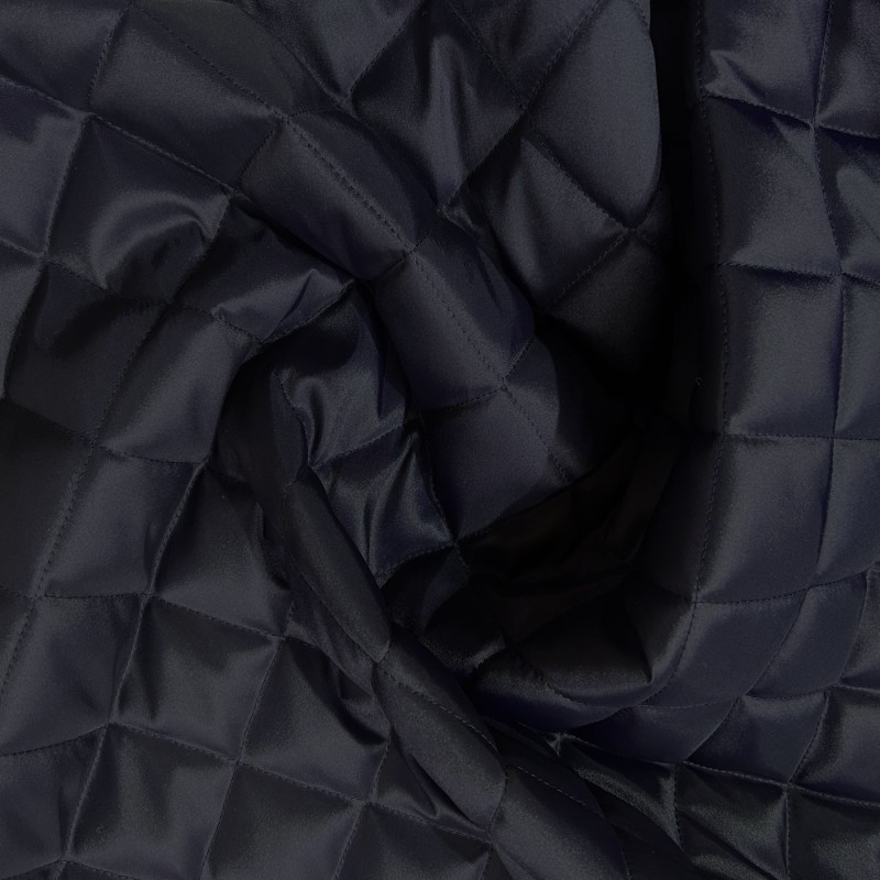 Quilted Fabric Lining Box Design Navy2