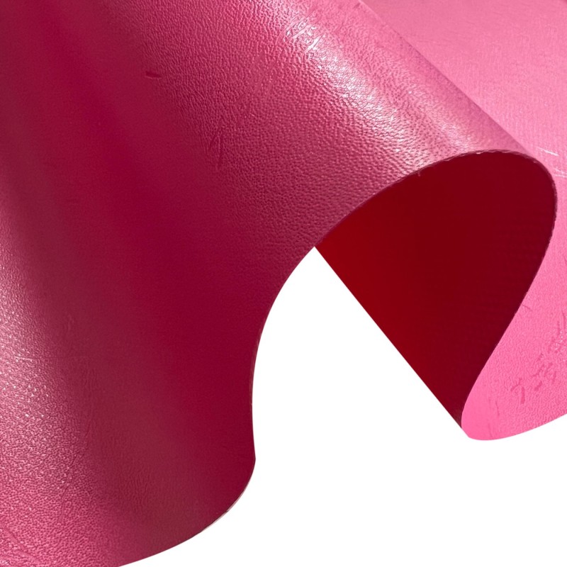 Tarpaulin 610 GSM PVC FR PVC Cape Grain Pink6