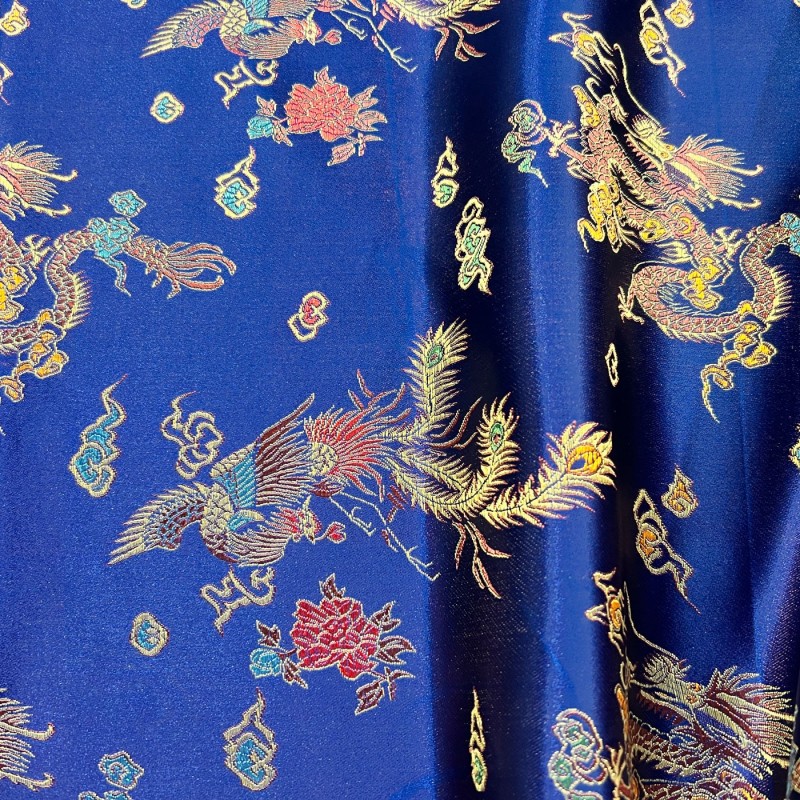 Chinese Brocade Fabric Royal2