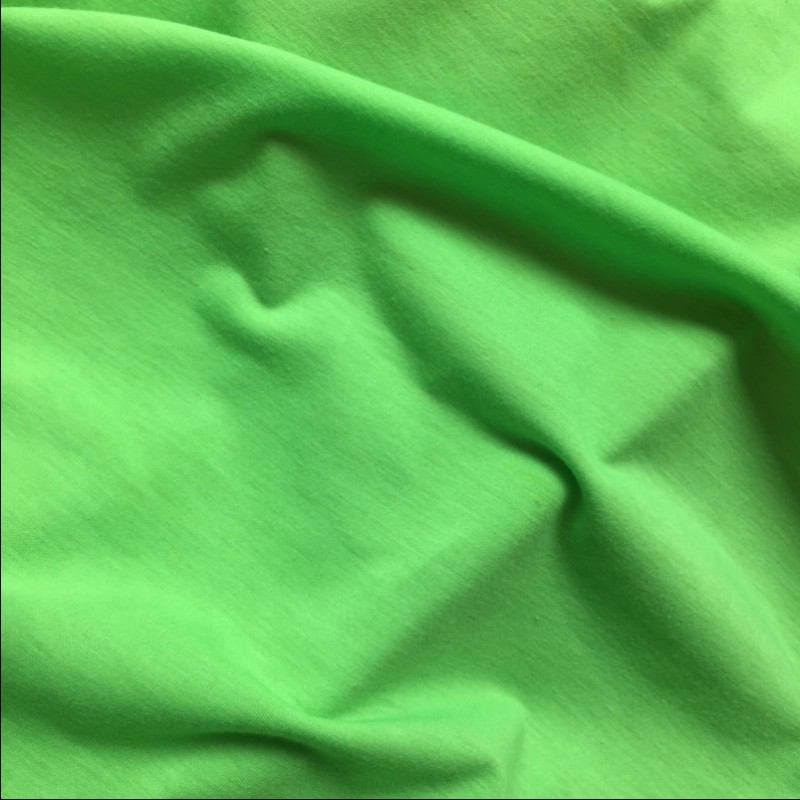 100% Cotton Interlock Jersey Lime