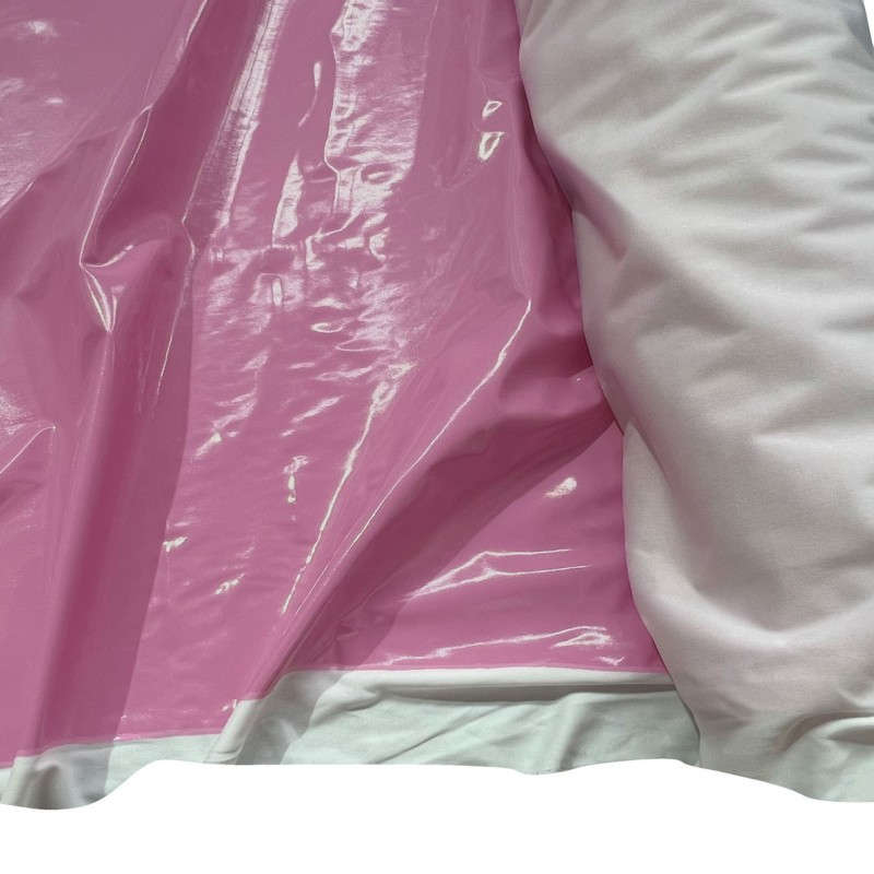 Shiny Gloss PVC Fabric Pink 1