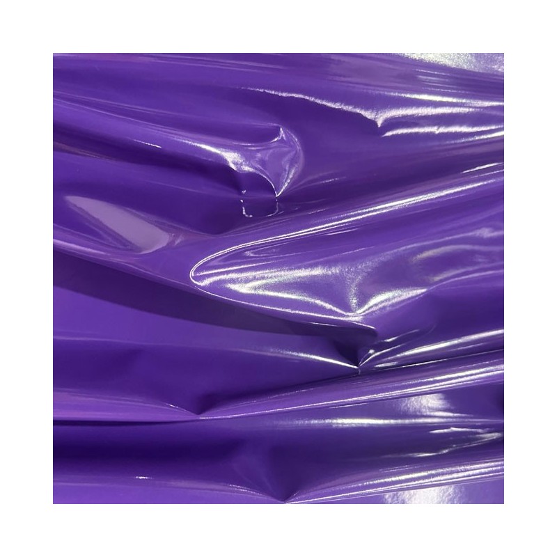 Shiny Gloss PVC Fabric Purple2