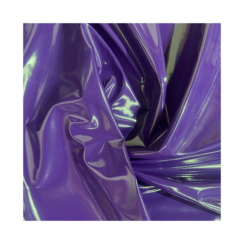 Shiny Gloss PVC Fabric Purple3