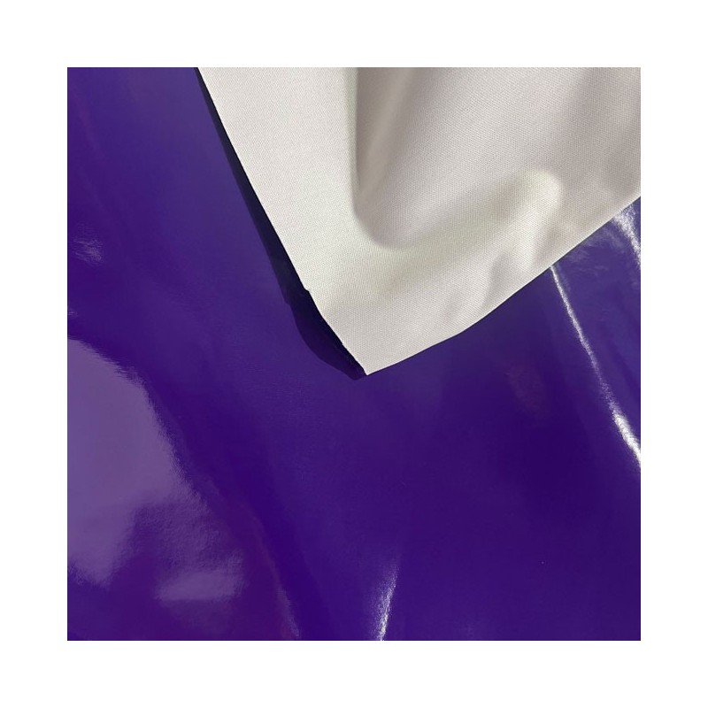 Shiny Gloss PVC Fabric Purple4