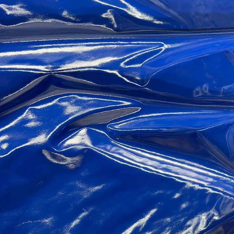 Shiny Gloss PVC Fabric Royal2