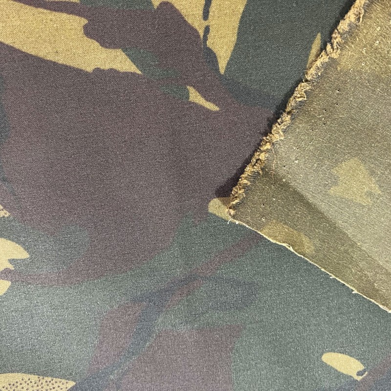 Cotton Canvas Waxed Fabric Camo3