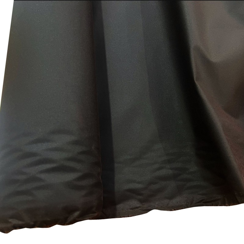 Cotton Canvas Waxed Fabric Chocolate1