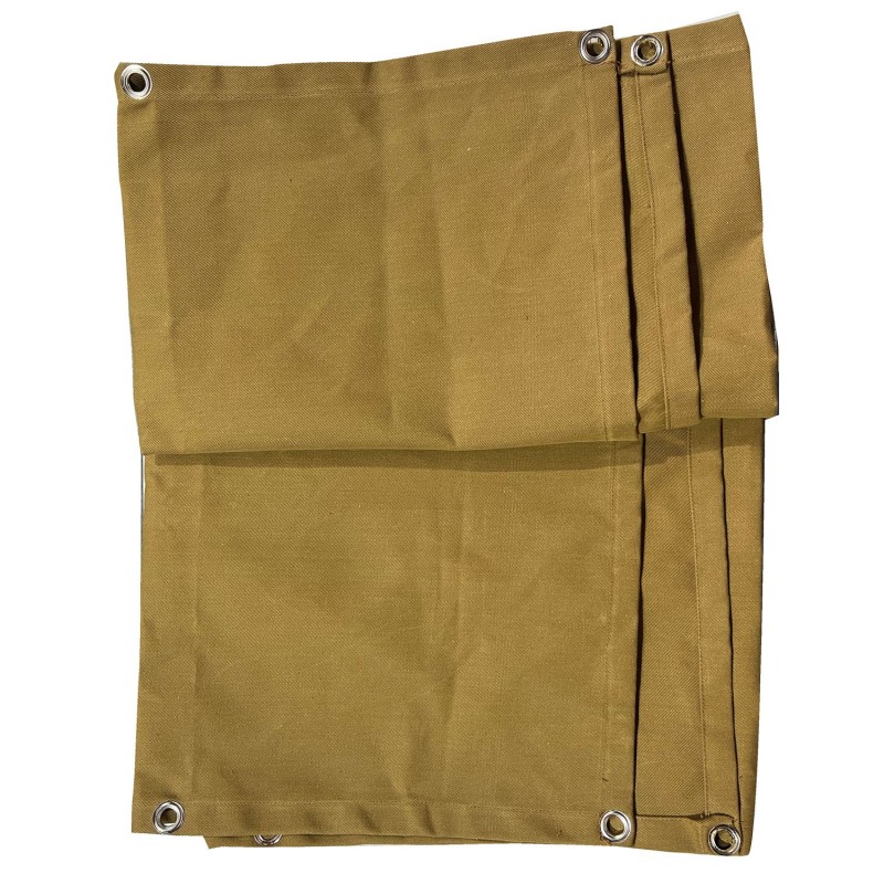 140z Waterproof 100% Cotton Canvas Tarpaulin CoversTan5